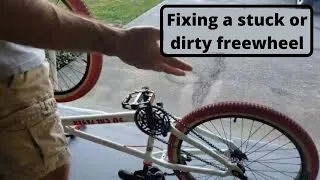 Fixing a stuck or dirty BMX bike freewheel