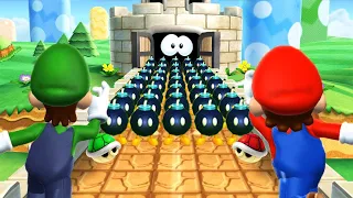 Mario Party 9 Minigames - Mario Vs Wario Vs Peach Vs Toad (Master Difficulty) Cpu