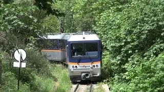 Rack Railway Diakopto Kalavrita, Trains in Vouraikos Gorge.(02/06/2013)