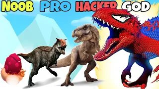 NOOB vs PRO vs HACKER vs GOD in Dino Evolution