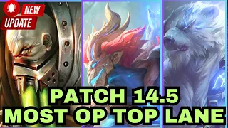 NEW MOST OP TOP LANE on Patch 14.5 - League of Legends