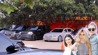 The Kardashian/Jenner Clan Showcase Their Fleet Of Luxury Rides In Malibu