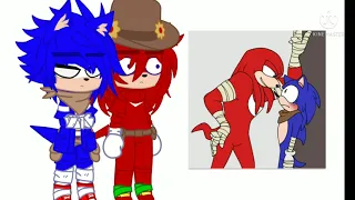 ||Sonic characters reacts to ships||gacha club||