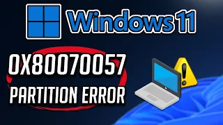 Failed to Format the Selected Partition. [Error: 0x80070057] in Windows 11/10/8/7