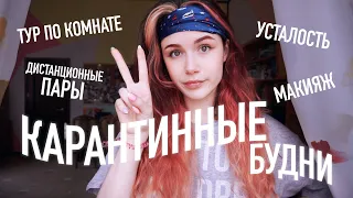 КАРАНТИННЫЕ БУДНИ // Тур по Комнате, Дистанционные Пары, Макияж