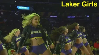 Laker Girls (Los Angeles Lakers Dancers) - NBA Dancers - 11/10/2021 4th QTR dance performance