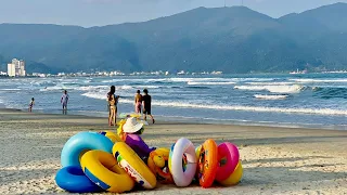 【🇻🇳 4K】Vietnam Walking Tour - The Most Beautiful Beach in Da Nang