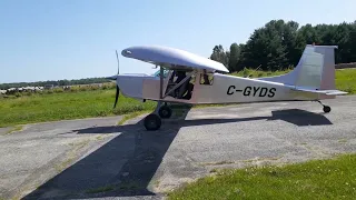 2022 Dream STOL Aircraft Super Tundra 230 hp Rolling on the tarmac before takeoff.