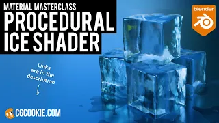 Make Realistic Ice in 10 minutes in Blender (Procedural) 2022