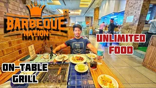Eat In BARBECUE NATION Like A PRO | 100+ Dishes | Barbecue Nation Pune | Jitna Kha Sakte Ho Khao