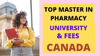 Top Master in Pharmacy University in Canada & fees | Sujisha Arun