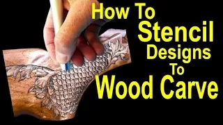 Learn How to Stencil Wood Carving Power Carving 400xs Engraving