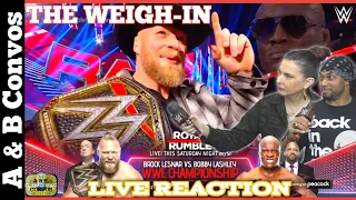 Brock Lesnar and Bobby Lashley Weigh In for The Rumble - LIVE REACTION | Monday Night Raw 1/24/22