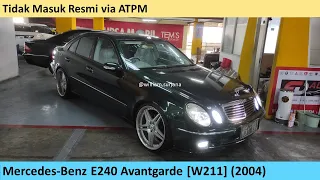 Mercedes-Benz E240 Avantgarde [W211] (2004) review - Indonesia