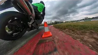 I Take The Honda VFR800 On A Track!