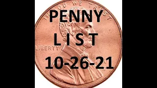 Penny List For Dollar General 10-26-21