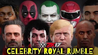 WWE 2K17 - 30 MAN CELEBRITY ROYAL RUMBLE!!!