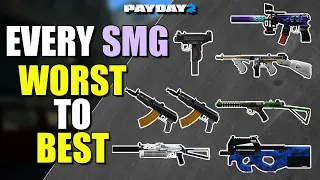 Every SMG ranked WORST to BEST (Payday 2)