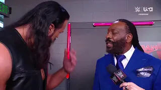 Drew McIntyre Confronts Booker T - Raw 4/29/2024