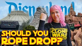 Should you ROPE DROP Disneyland?! | Three Mountain Challenge