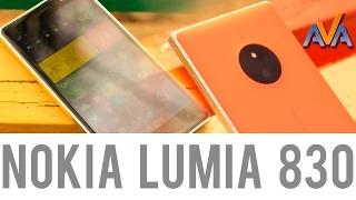 Смартфон Nokia Lumia 830 обзор от AVA.ua