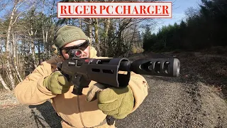 DISPARANDO LA RUGER PC CHARGER 9mm. Video en español