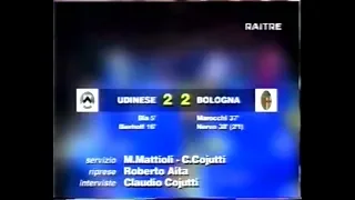 1996-97 (4a - 29-09-1996) Udinese-Bologna 2-2 [Bia,Bierhoff,Marocchi,Nervo] Servizio D.S.Rai3