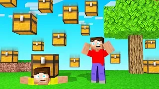 MINECRAFT But It Is RAINING CHESTS!