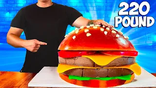 I Made A Giant 220-Pound Gummy Burger