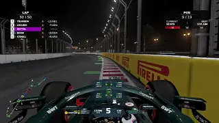 An epic battle with Esteban ocon at Jeddah circuit | F1 2021