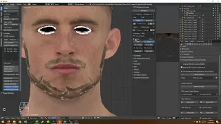 PES 2021 Facemaking Tutorial in Blender 2.79 with new MjTs-140914 Hair/Face Modifier