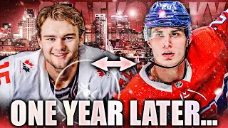 ONE YEAR LATER: SHANE WRIGHT VS JURAJ SLAFKOVSKY (Montreal Canadiens, Seattle Kraken Top Prospects)