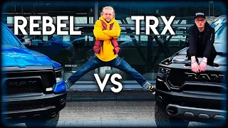 REBEL против TRX. Большое сравнение больших пикапов.