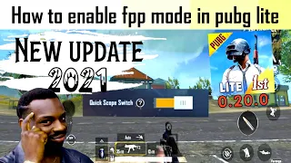 FPP + Quick scope || pubg mobile lite || 0.20.0 || IN ONE CLICK