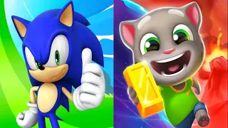 Sonic Dash VS Talking Tom Time Rush (Android,iOS) Part 1