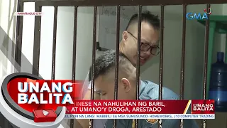 Lalaking Chinese na nahulihan ng baril, mga bala, at umano'y droga, arestado | UB