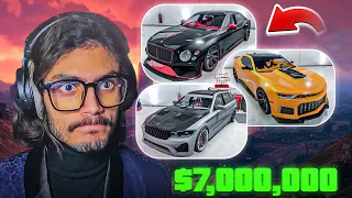 شريت 3 سيارات فخمة وعدلتهم بـ7,000,000$ دولار 🔥 قراند GTA5 Online