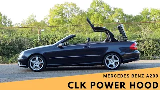 Mercedes CLK cabriolet roof operation