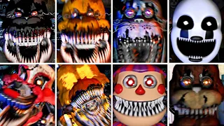 FNAF 4 Jumpscares Re-Animated in UCN Mods