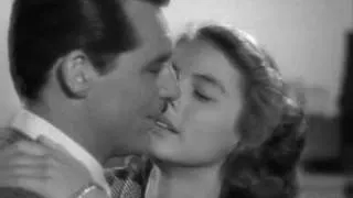 Alfred Hitchcock's "Notorious" (1946) long take concentrating on passionate kissing