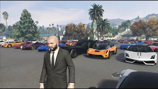 Michael Become a Multi Billionario in GTA 5 He have all Luxury Cars Ferrari Bugatti and much other