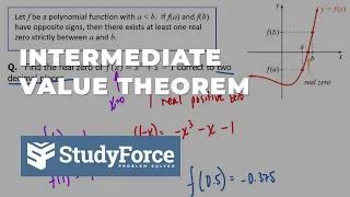 Using the Intermediate Value Theorem