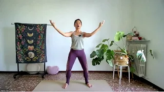 Qigong Yoga for PMS relief: Prevent painful periods & Boost your mood || Flow with Wenlin