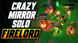 CRAZIEST Solo Firelord game - DID HE KNOW? - WC3 - Grubby