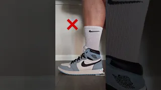 How to wear socks with Jordan 1s #trending #foryou #fyp #shorts #viral #fypシ #foryoupage #sneakers