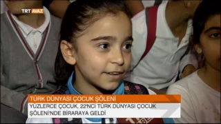 22. Türk Dünyası Çocuk Şöleni'nde Neler Yaşandı? - TRT Avaz Haber