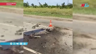 Появилось видео ДТП под Волгоградом с погибшим жителем Урала