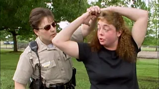 Cops Tv show Wichita Kansas. Uncooperative female motorist. (2003).