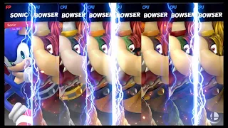 Super Smash Bros Ultimate Amiibo Fights   Request #3418 Sonic vs Bowser army