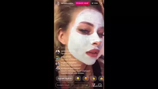 Лена Хромина в прямом эфире Instagram 02/02/2018